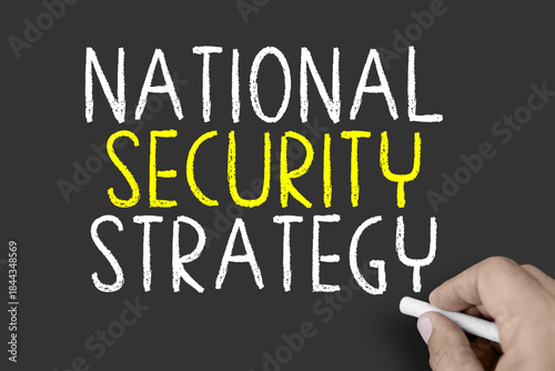 NATIONAL SECURITY STRATEGY, Chalkboard, Chalk writing
