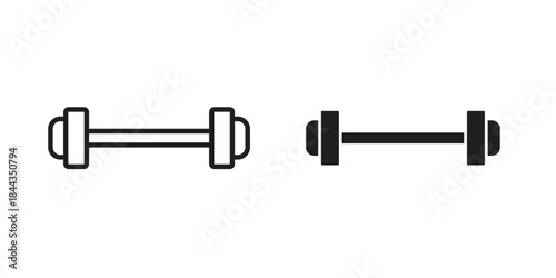 Gym icons logo design, Pictogram Icons