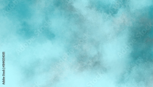 Soft Turquoise Abstract Smoke Background