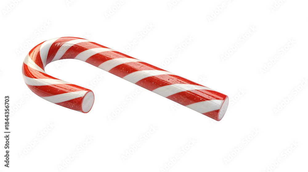 Obraz premium Candy Cane PNG Isolated on transparent background.