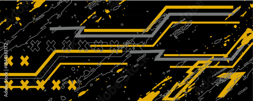 Vector abstract stripe for sports car, motorcycle, boat, yacht, sticker for vehicles. Arrow, striped design element. Modern vector background.