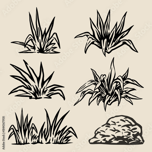 Grass sketch types