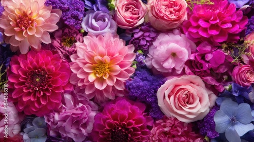 Wallpaper Mural Floral wallpaper with colorful blossoms and botanical patterns, ideal for spring decorations, garden-themed rooms, or vintage-modern interior designs. Torontodigital.ca