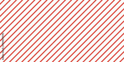 Slanting lines and halftone dots in red colors, Seamless background christmas or winter theme background, Red stripes pattern on white background.