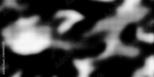 Abstract halftone camo seamless texture. Camouflage seamless dotted pattern. Stained camo halftone background.