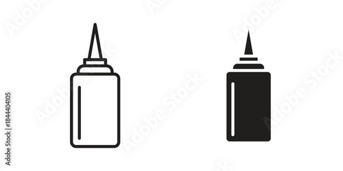 Sauce icon flat and stroke collection for ui ux work.