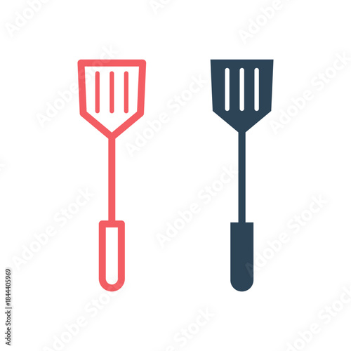 Spatula icons set logo template design illustration