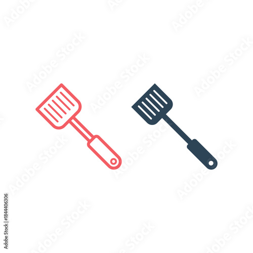 Spatula icons set logo template design illustration