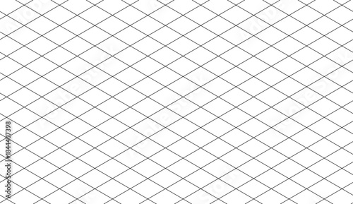 Isometric grid pattern