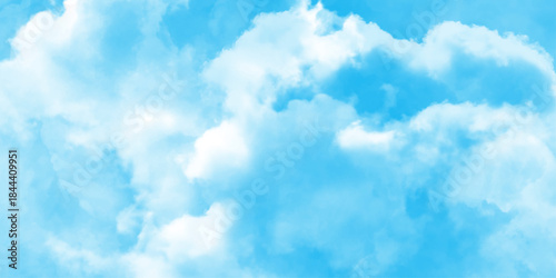 White clouds cumulus floating on blue sky , the concepts of freedom of life,  the sky refreshing in phuket thailand, beautiful spring card meteorology weather forecast,clouds in the sky for wallpaper.