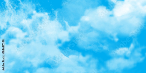 Blue sky background with tiny clouds, beautiful texture view of white clouds in the blue sky, meteorology and climate concept in germany in september, clouds in the sky for wallpaper.