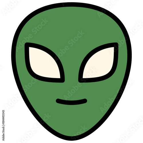 green alien icon