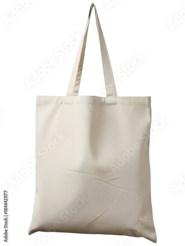 Blank Cream Canvas Tote Bag (Hanging)