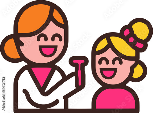 Dentist Helping Child Smile on Give Kids A Smile Day