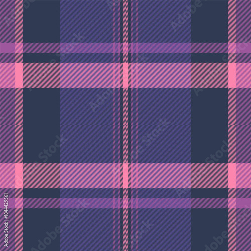 Advertisement background vector textile, sensual texture plaid check. Simple pattern tartan seamless fabric in blue and indigo colors.