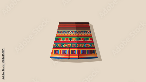 National Ribbon Skirt Day Traditional Icon Isolated