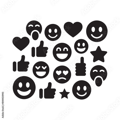 social media icons .vector eps 10