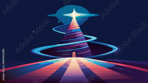 Journey through cosmic path