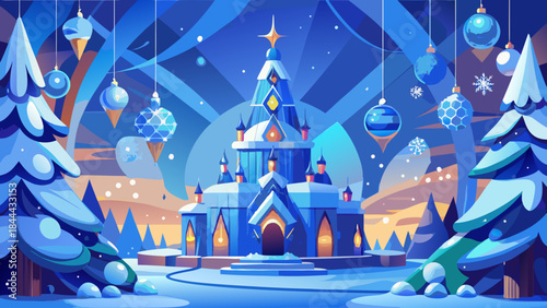 Enchanted winter village