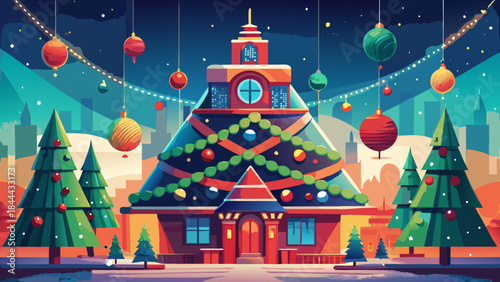 Enchanted winter palace