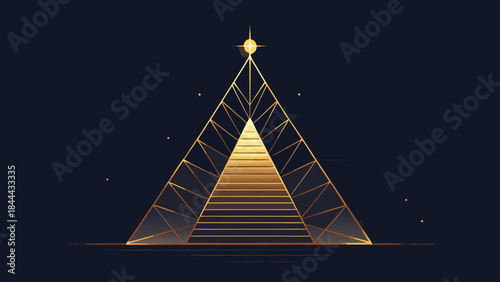 Golden hierarchical pyramid