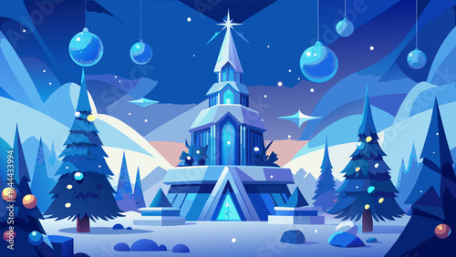 Enchanted winter village