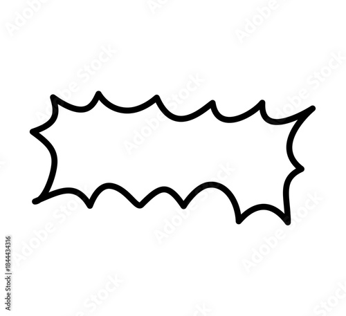 Hand Drawn Speech Balloons, Frame Set, Shout Balloons, Pop Design, Comics