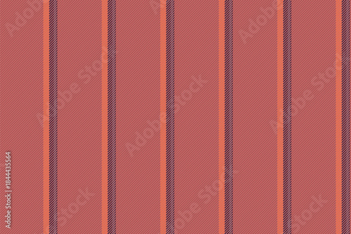 Ieasonal seamless stripe textile, content texture pattern vertical. Piscount fabric lines vector background in red and dark colors.