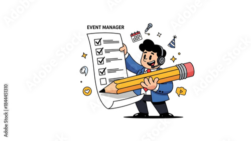 A charming cartoon chef in traditional uniform stirs a steaming pot, embodying the joyful spirit of culinary creation and the delicious results of dedicated food prep