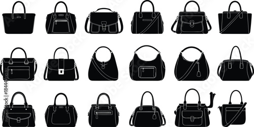 Vector illustration set of gray wood log slices with detailed tree rings, illustrating lumber, forestry, natural texture, growth patterns, and aging concepts.