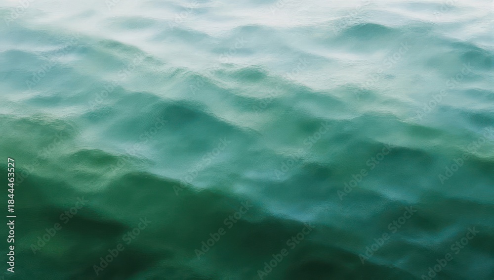 Fototapeta premium Ocean surface with turquoise waves, a serene and calming seascape.