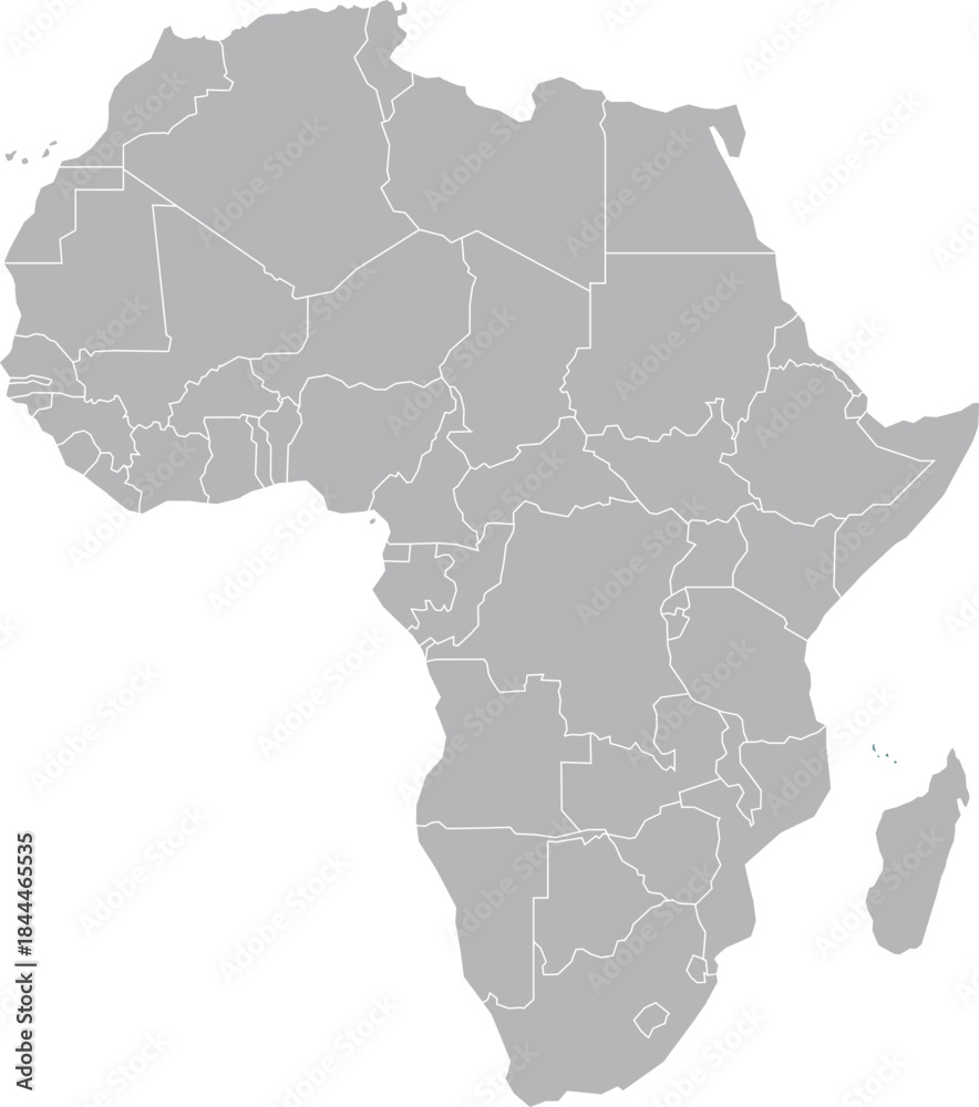 Fototapeta premium High-resolution map illustration of Comoros, Africa