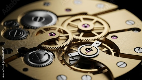 Wallpaper Mural Close-up of intricate watch mechanism revealing the beauty of engineering. Torontodigital.ca