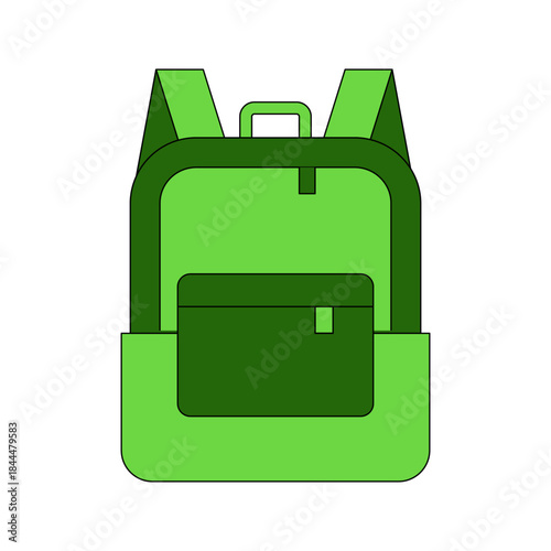 Bag school colors icon. for mobile concept and web design on white background