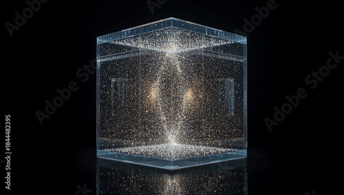 abstract 3d rendered blue background