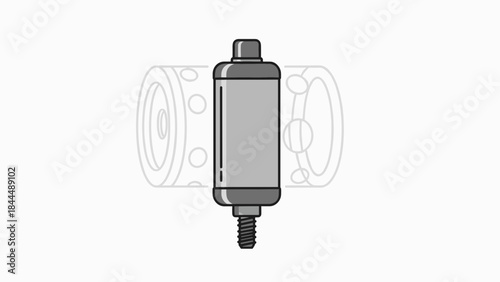 Industrial filter or separator for fluid purification in a manufacturing process.