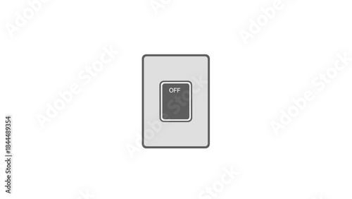 Simple Icon of a SIM Card Slot on a White Background.