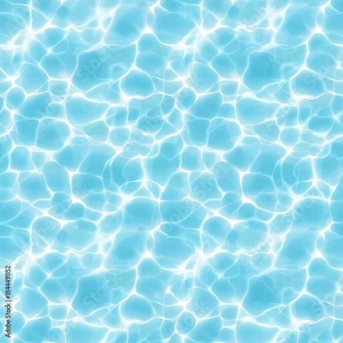 Photographic texture of transparent pool water without seams, suitable for product mockups for beverages, background for spa brochures, or refreshing digital compositions.