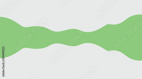 Abstract vector illustration of a green wave pattern design for web banner and backdrop