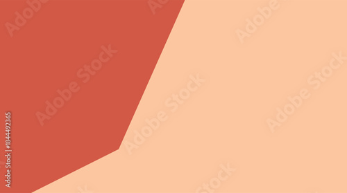 Hand holding a blank red paper design vector illustration for business banner, sign, or Christmas note symbol