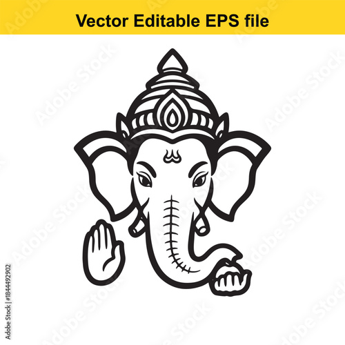 Illustration of lord ganesha