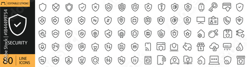 Security Icons. Including cyber security, data protection, privacy and safety