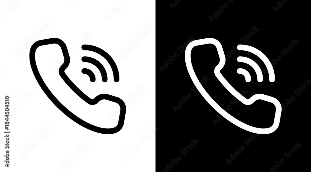 Fototapeta premium Phone With Icon Set Design