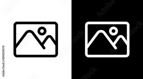 Image With Icon Set Design