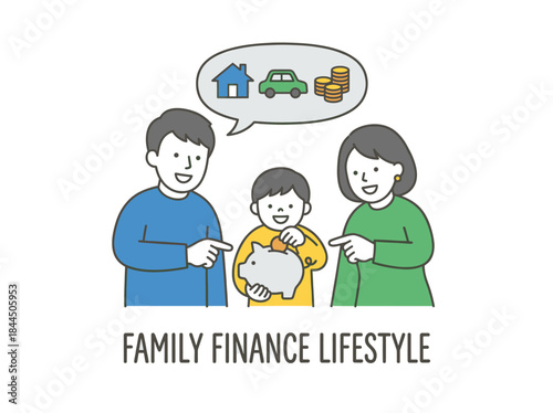 Family Discussing Financial Planning and Budgeting.