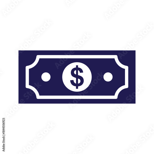 Dollar bill icon representing finance and currency