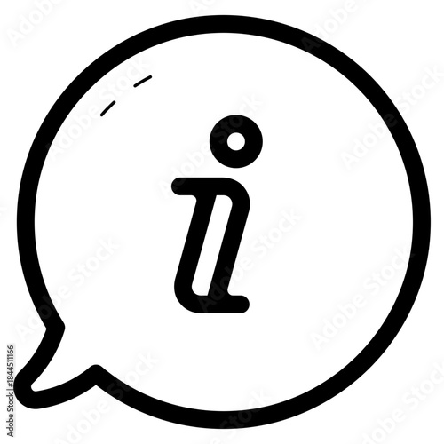 information speech bubble icon