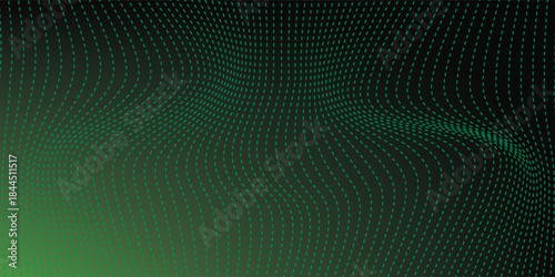 Abstract black background and green ball,eps.10