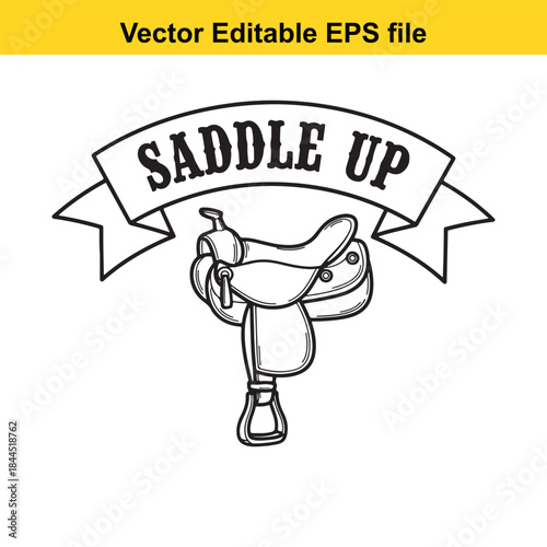 Saddle up banner