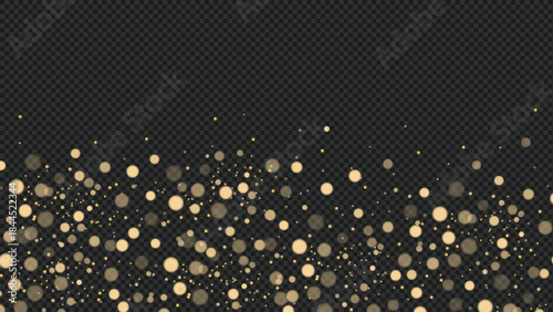 Black and white abstract background with dots, vector illustration pattern, texture, and bright, shiny circle design element